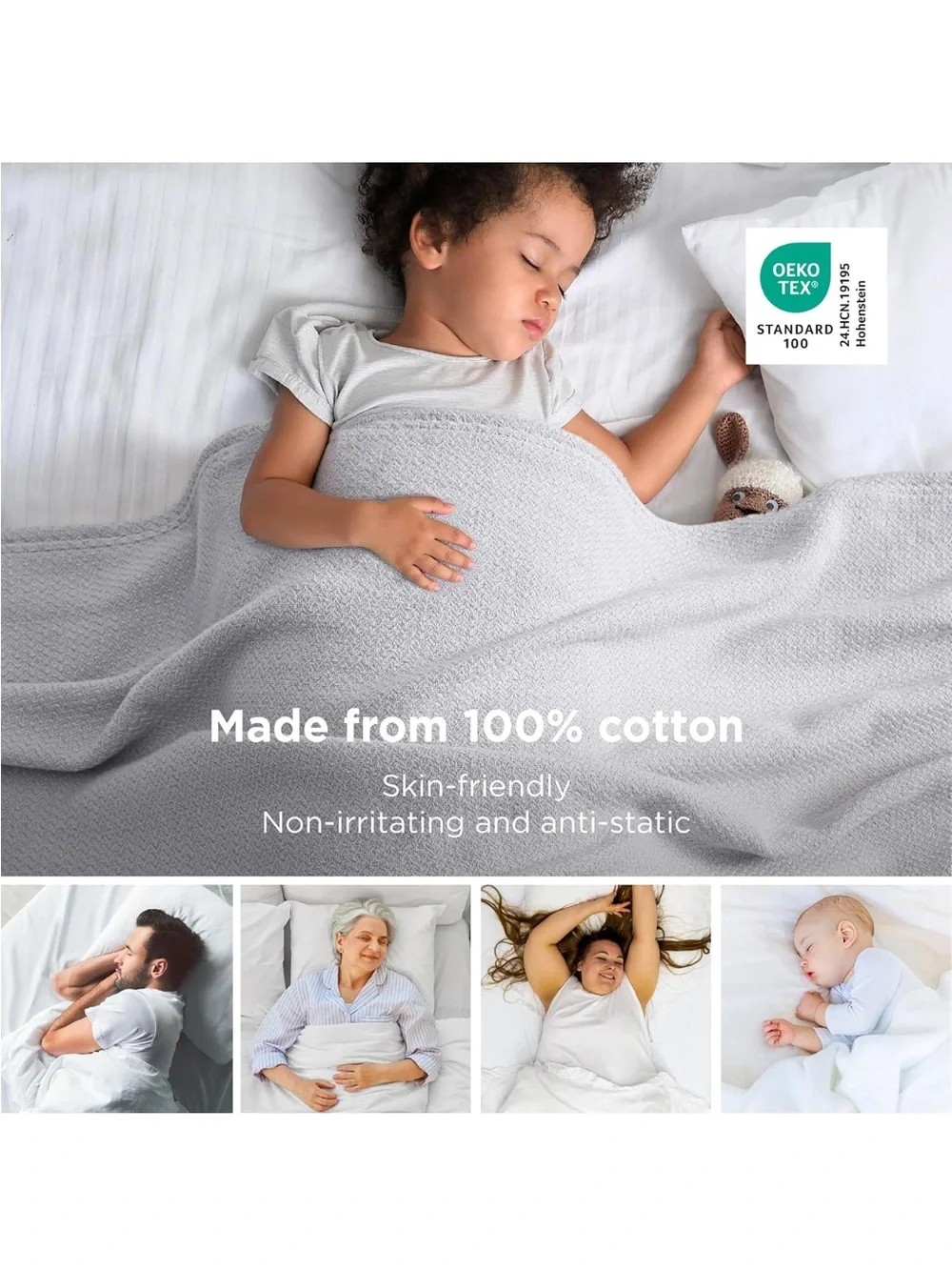 Bedsure gentlesoft 100%